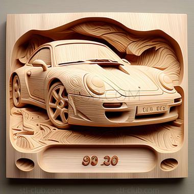 3D мадэль Porsche 993 (STL)